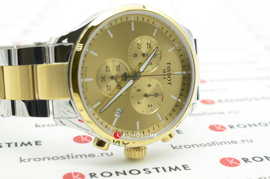 Часы Tissot Chrono XL Classic T116.617.22.021.00 — мужские, сталь c pvd покрытием