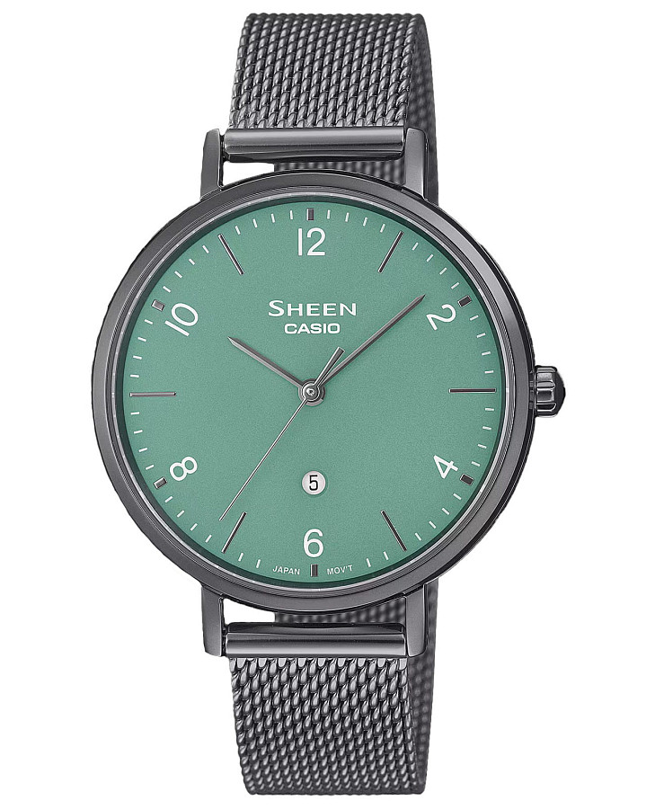 Часы Casio Sheen SHE-4562BM-3A — женские, зеленый