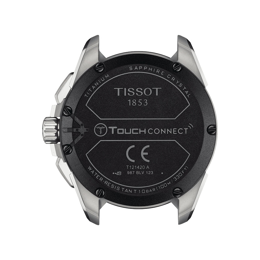 Часы Tissot T-Touch Connect Solar T121.420.47.051.06 — кожаный, мужские