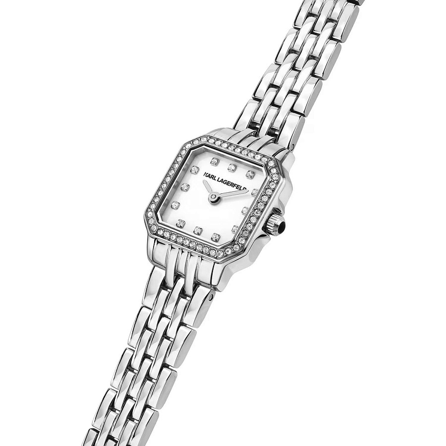 Часы Karl Lagerfeld Icon Square Mini R0553111506 — кварцевые, металл сталь