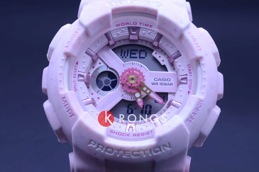 Часы Casio Baby-G BA-110PI-4A — кварцевые, пластик