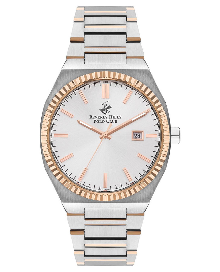 Часы Beverly Hills Polo Club BP3405X.530 — мужские, серебристый