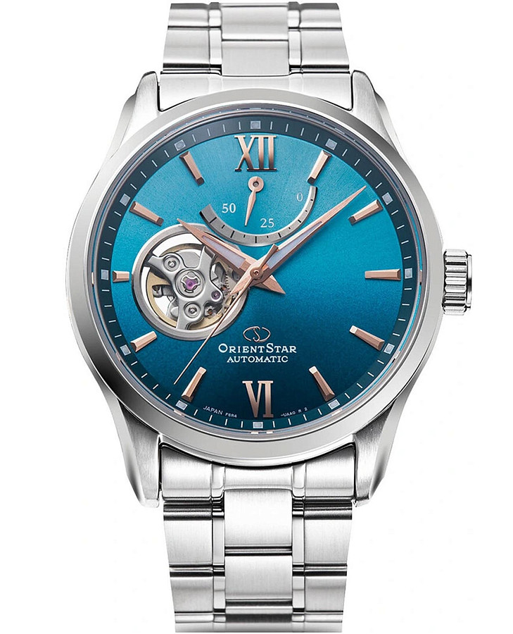 Часы Orient Star RE-AT0017L (RK-AT0017L) — мужские, голубой