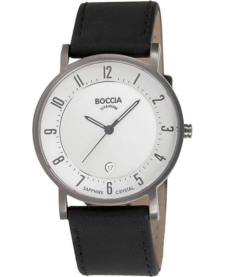Часы Boccia Titanium 3533-03 — мужские, белый