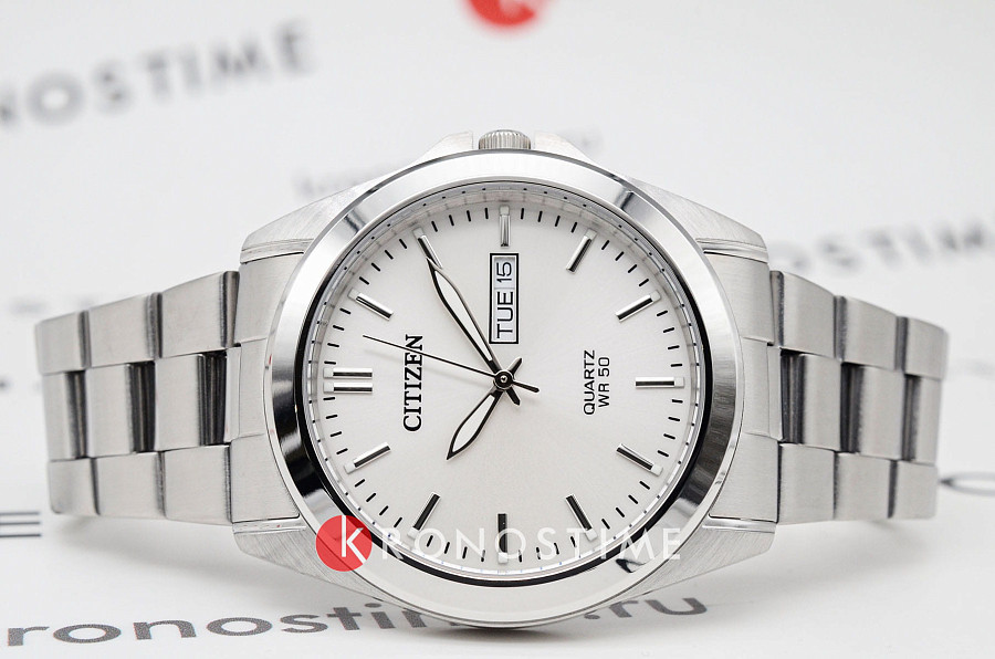 Часы Citizen Quartz BF0581-54A — кварцевые, металл сталь