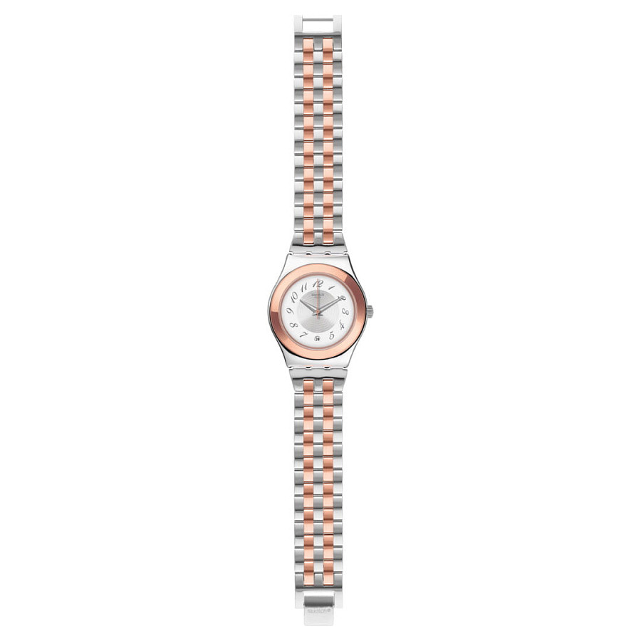 Часы Swatch I Medium Standard YLS454GC — женские, нержавеющая сталь с pvd-покрытием