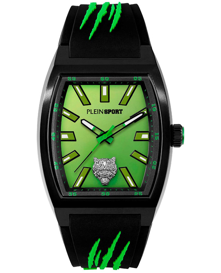 Часы Plein Sport Gaze PSRBA0223 — мужские, зеленый