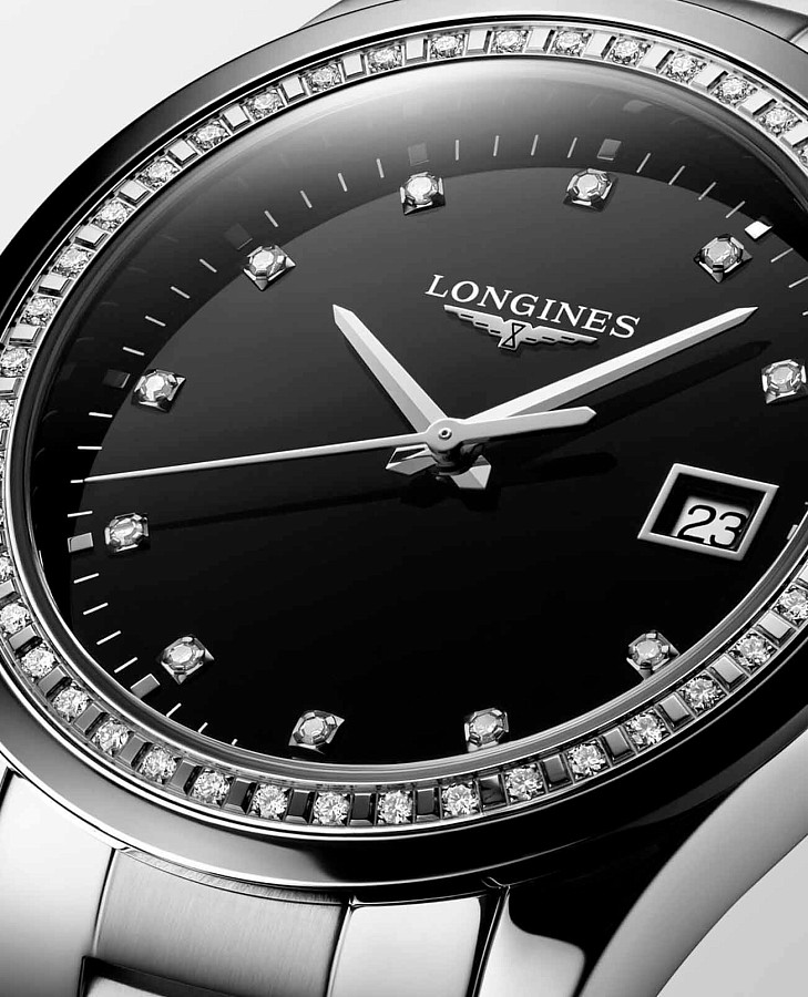 Часы Longines Conquest Classic L2.387.0.57.6 — сталь металл керамика, Швейцария