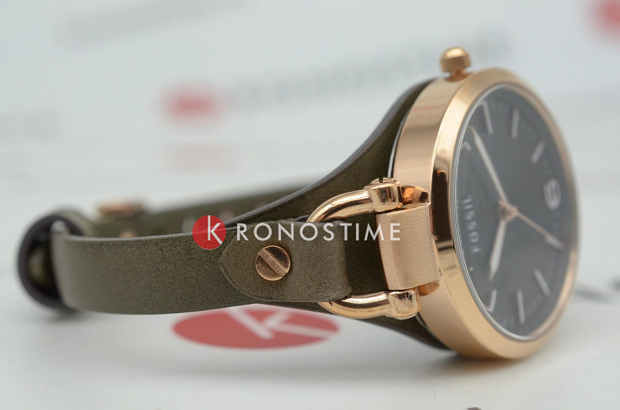 Часы Fossil Carlie ES3077 — черный, сталь