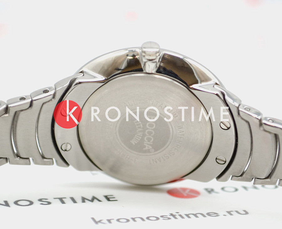 Часы Boccia Titanium Circle-Oval 3276-10 — женские, титановый c pvd покрытием