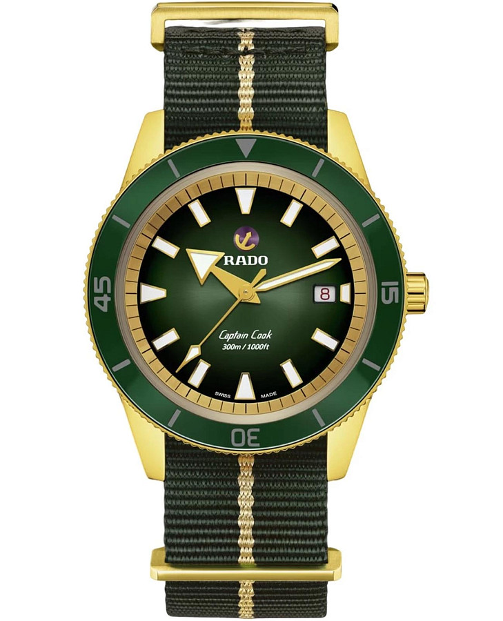 Часы Rado Captain Cook Automatic R32136318 — металл сталь, Швейцария