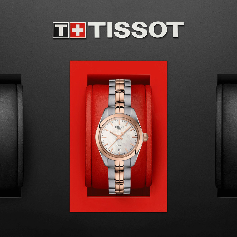 Часы Tissot PR 100 Lady Small T101.010.22.111.01 — сталь металл, Швейцария