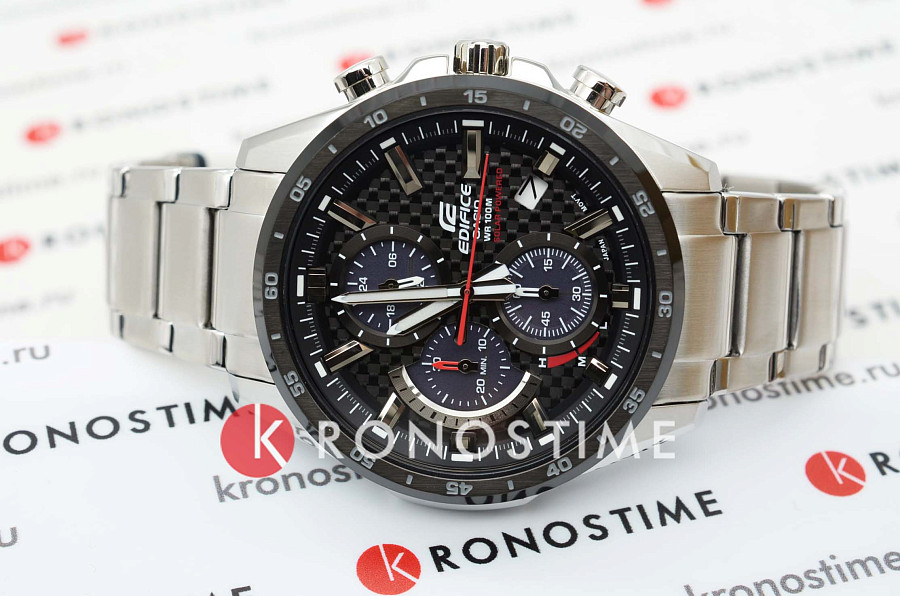 Часы Casio Edifice EQS-900DB-1AVUDF (EQS-900DB-1A) — мужские, нержавеющая сталь