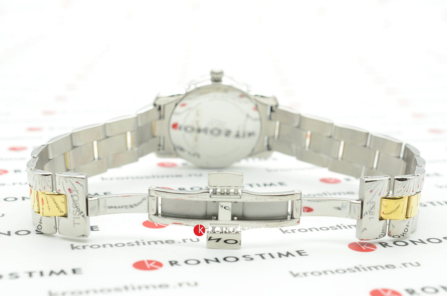 Часы Tissot T-Wave T112.210.22.113.00 — женские, сталь c pvd покрытием