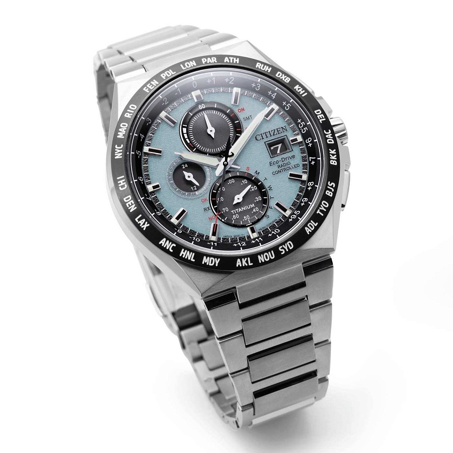 Часы Citizen Eco-Drive AT8238-84M — мужские, серебристый