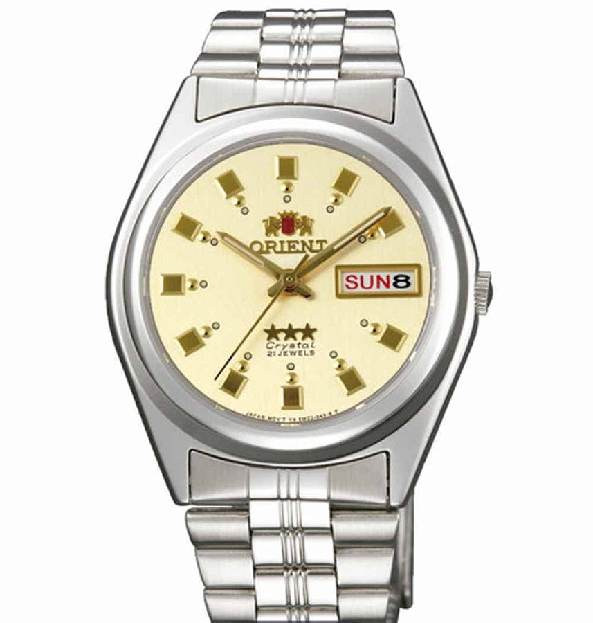 Часы Orient AB04003C (FAB04003C) — мужские, желтый