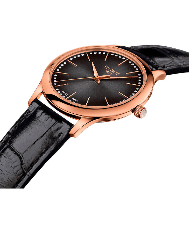 Часы Tissot Excellence Lady 18K Gold T926.210.76.291.00 — кварцевые, золото