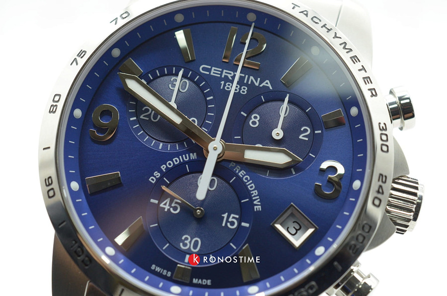 Часы Certina DS Podium Chronograph 1/10 sec C034.417.11.047.00 — артикул C0344171104700