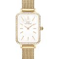 Шведские наручные часы Daniel Wellington Quadro Lumine Bezel Evergold MOP DW00100668