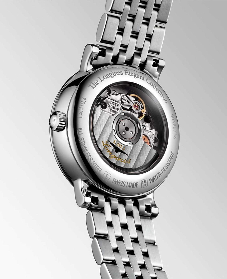 Часы Longines Elegance Elegant Collection 29 mm L4.310.4.80.6 — механические, сталь металл