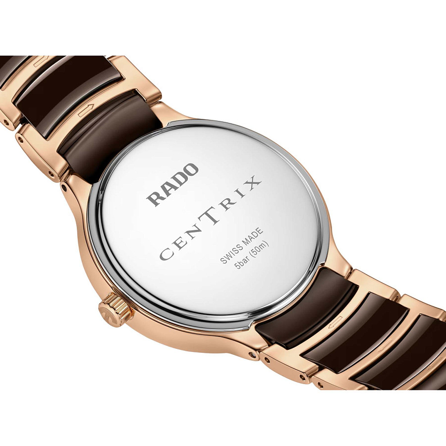 Часы Rado Centrix R30038712 — сталь + pvd + керамика, женские