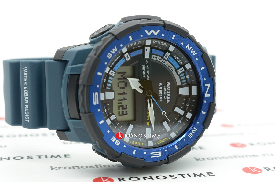 Часы Casio Pro Trek PRT-B70-2 — кварцевые, пластик