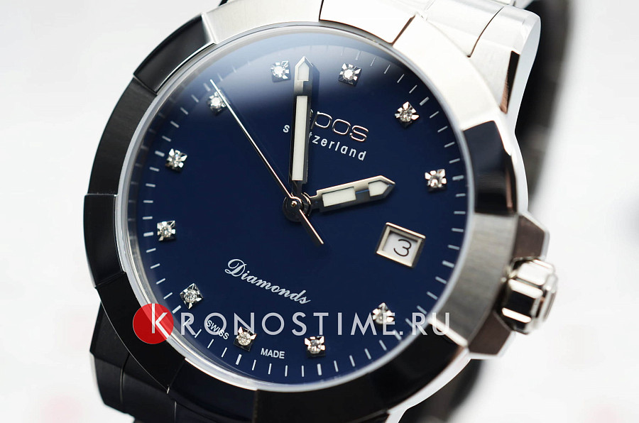 Часы Epos Quartz Diamonds 8001.700.20.86.30 — нержавеющая сталь, женские