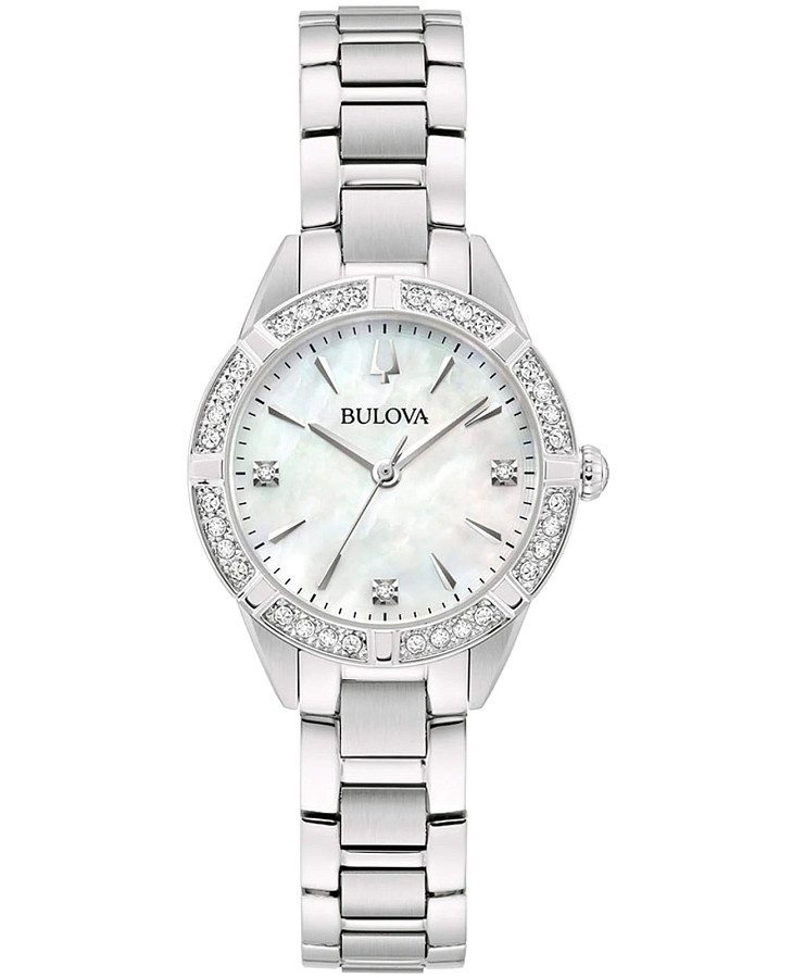 Часы Bulova Sutton 96R253 — женские, перламутровый