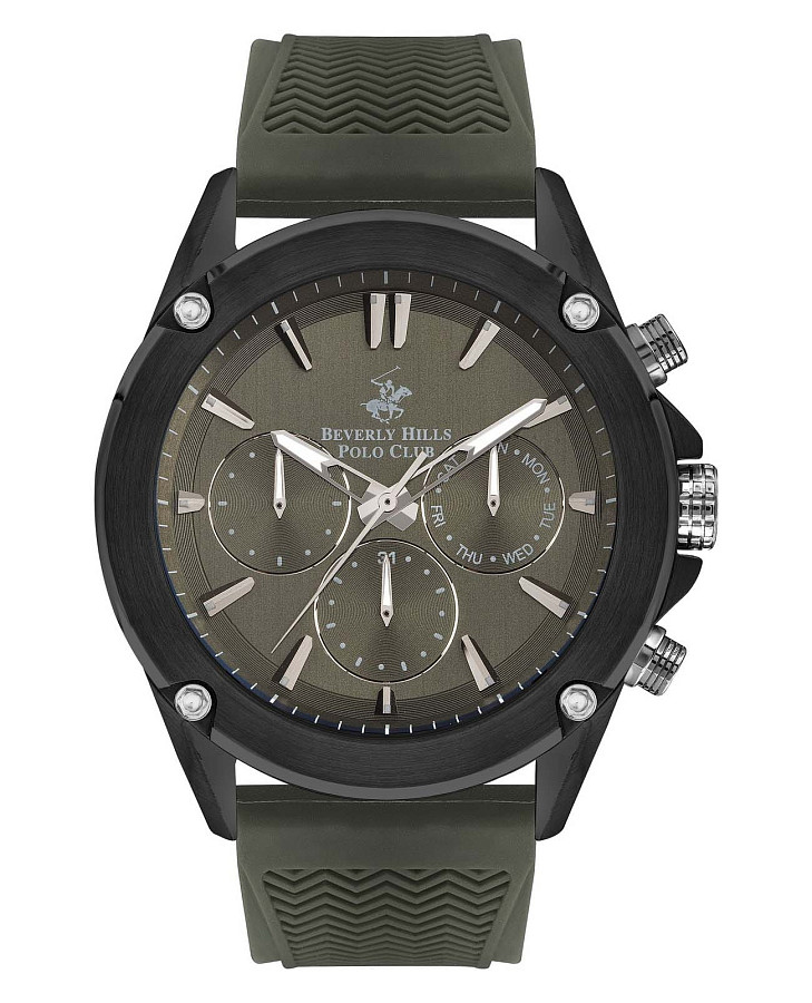 Часы Beverly Hills Polo Club BP3324X.675 — мужские, зеленый
