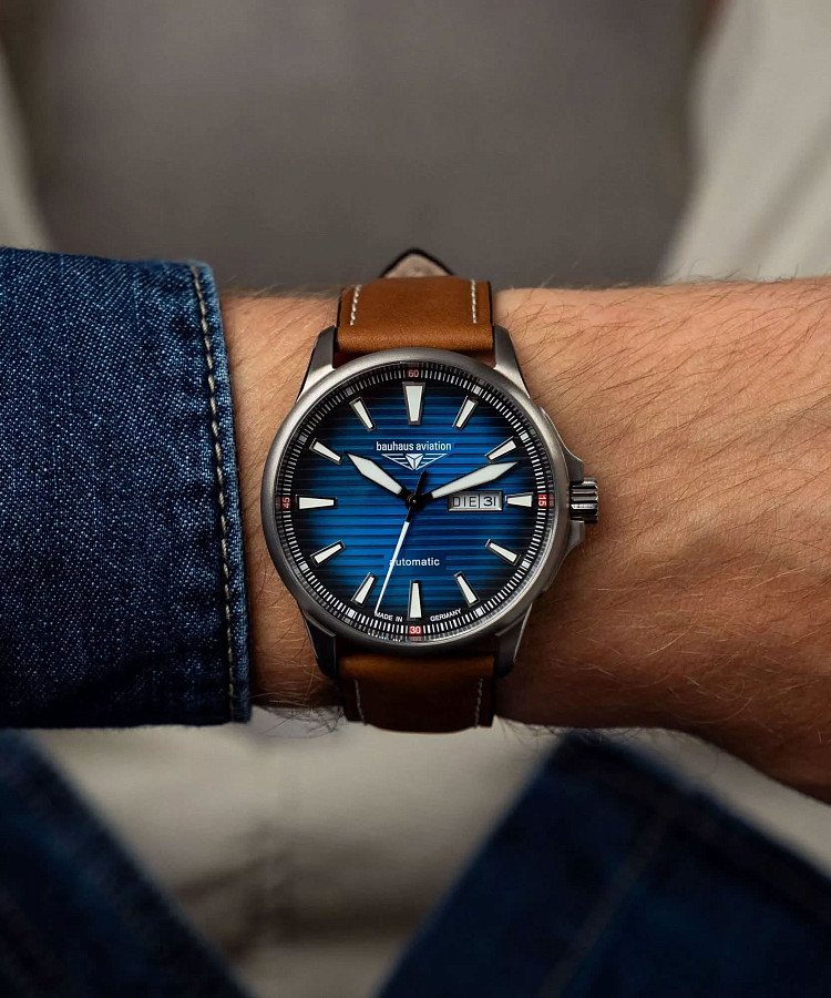 Часы Bauhaus Aviation Automatic Titanium 28623 — титан, Германия
