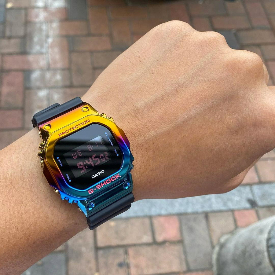 Часы Casio G-Shock GM-5600SN-1 — мужские, черный