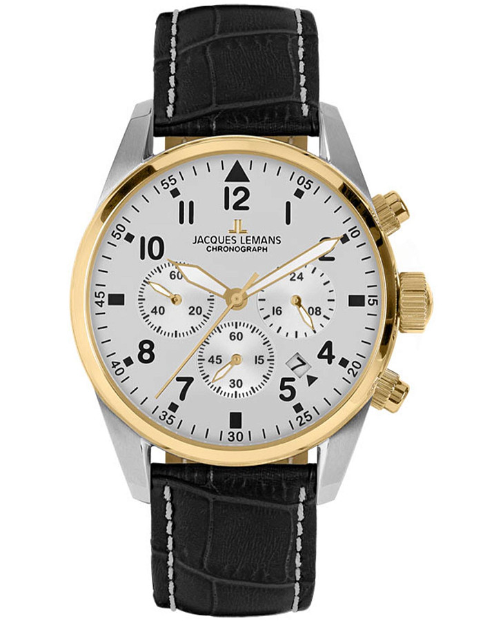 Часы Jacques Lemans 42-2E — мужские, белый