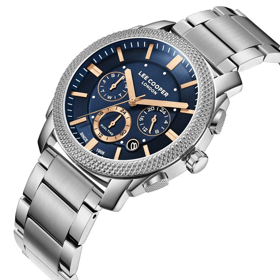 Часы Lee Cooper LC08177.390 — кварцевые, суперметалл металл
