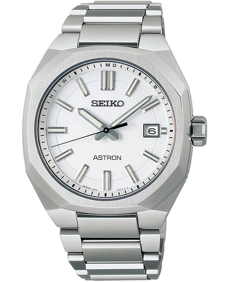 Часы Seiko Astron Nexter Solar Radio SBXY081 — мужские, белый