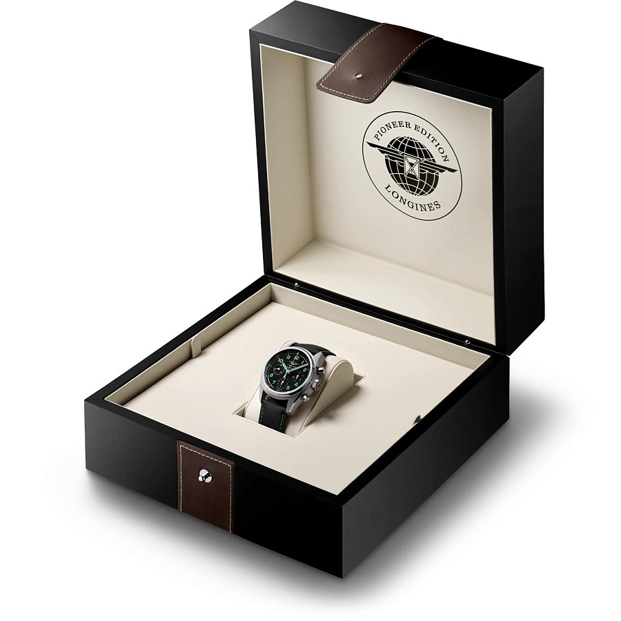 Часы Longines Spirit Pioneer Edition L3.829.1.53.2 — артикул L38291532, мужские
