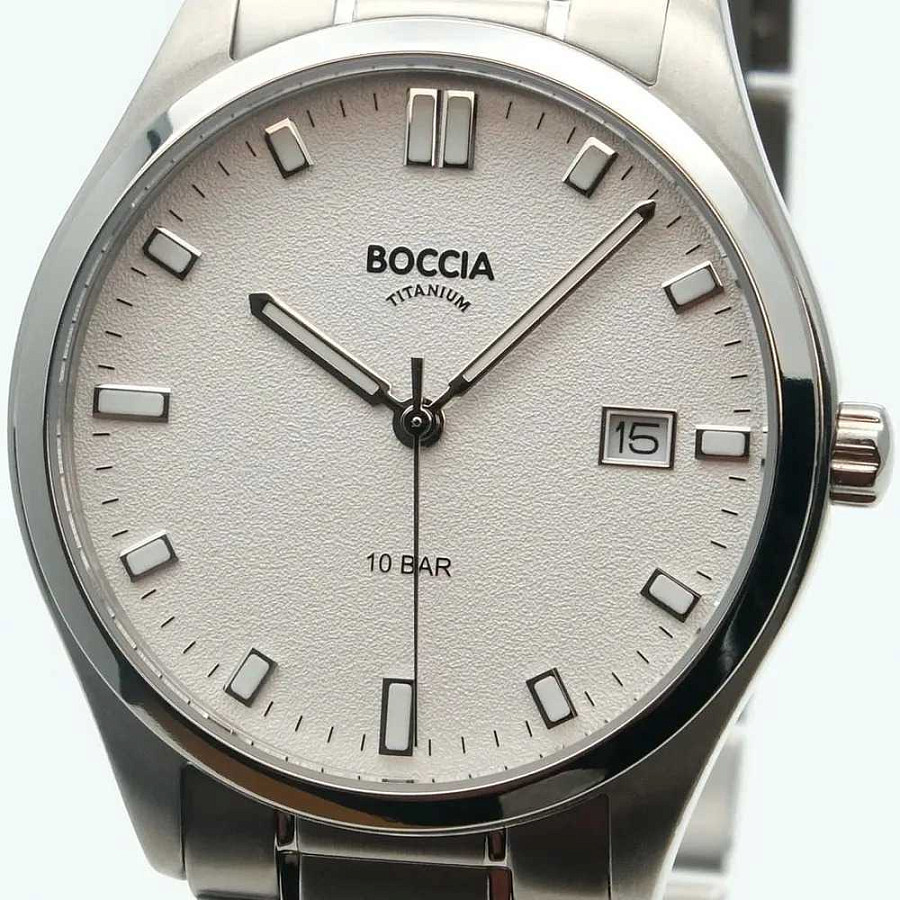 Часы Boccia Titanium Circle-Oval 3669-03 — титановый, мужские