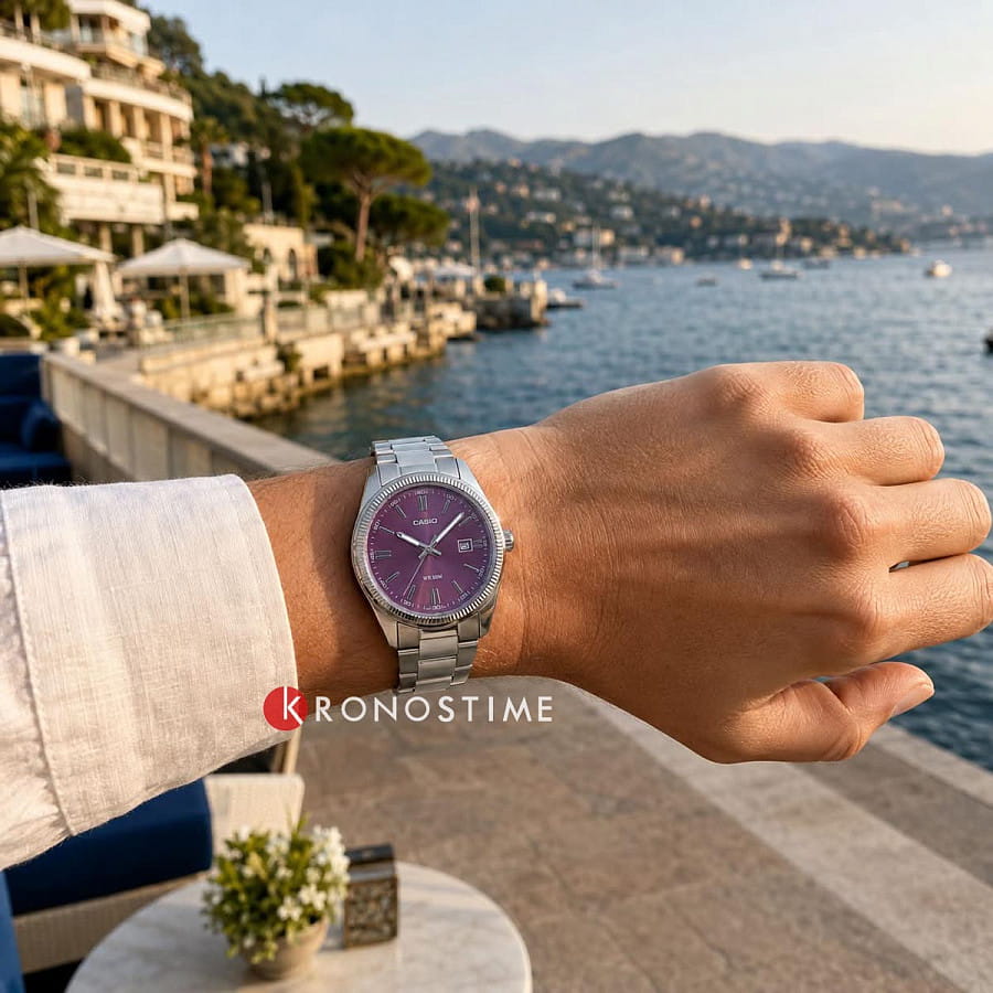 Часы Casio Collection MTP-1302D-6A — нержавеющая сталь, мужские