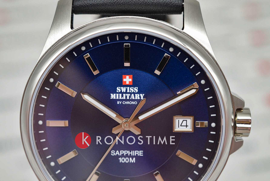 Часы Swiss Military by Chrono SM30200.12 — сталь металл, Швейцария