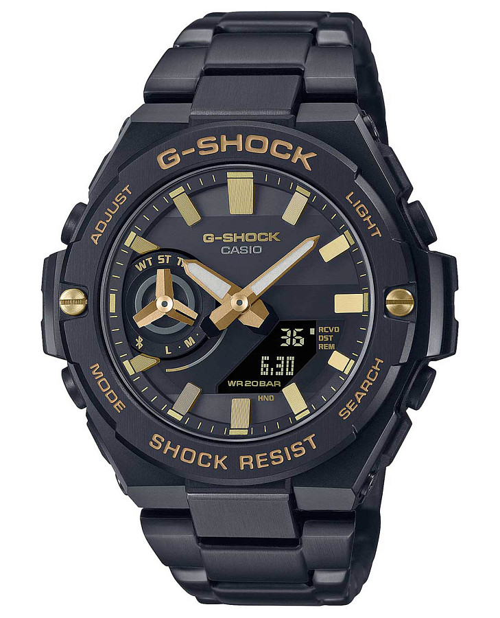 Часы Casio G-Shock GST-B500BD-1A9DR (GST-B500BD-1A9) — мужские, черный