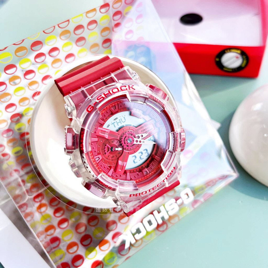Часы Casio G-Shock GA-110GL-4ADR (GA-110GL-4A) — мужские, пластик
