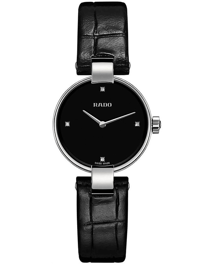 Часы Rado Coupole Diamonds R22854705 (27mm) — женские, черный
