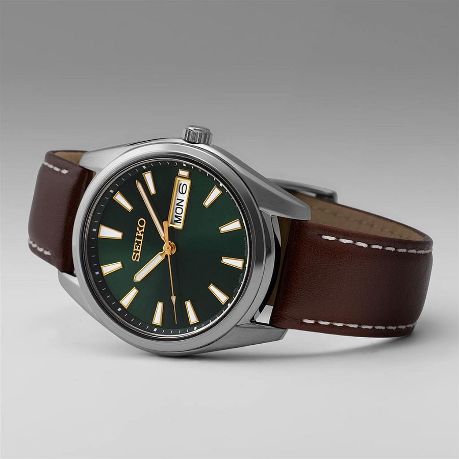 Часы Seiko Conceptual Series Dress SUR449P1 — мужские, кожаный