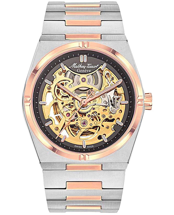 Часы Mathey-Tissot Zeus H118CFRS — мужские, золотой