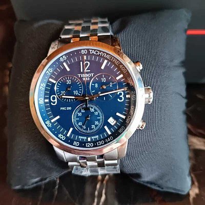 Фото покупателя: Швейцарские наручные часы Tissot PRC 200 Chronograph T114.417.11.047.00 с хронографом