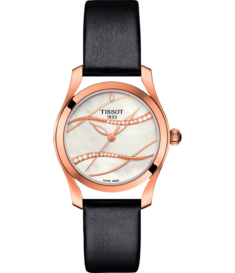 Часы Tissot T-Wave T112.210.36.111.00 — женские, перламутровый