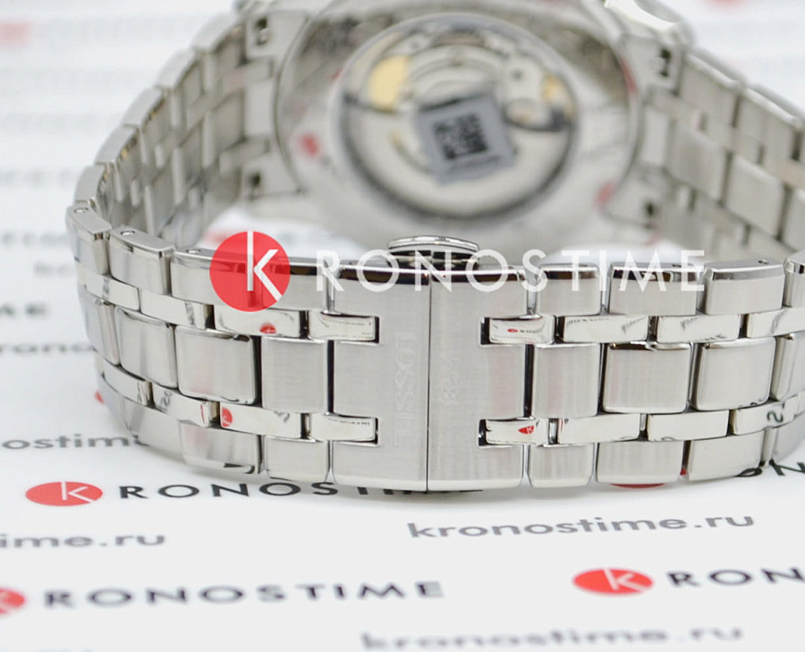 Часы Tissot Chemin des Tourelles Powermatic 80 T139.407.11.091.00 — зеленый, сталь металл