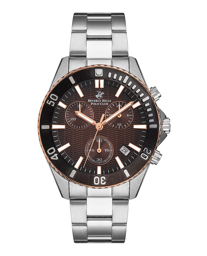 Часы Beverly Hills Polo Club BP3276X.540 — мужские, коричневый