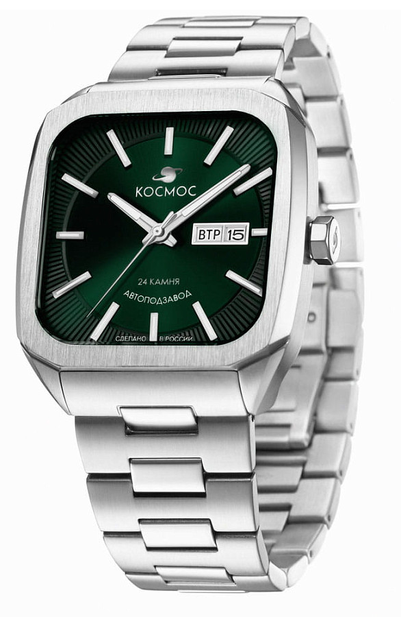Часы Космос Марсоход K 213.10.37 — механические, сталь металл