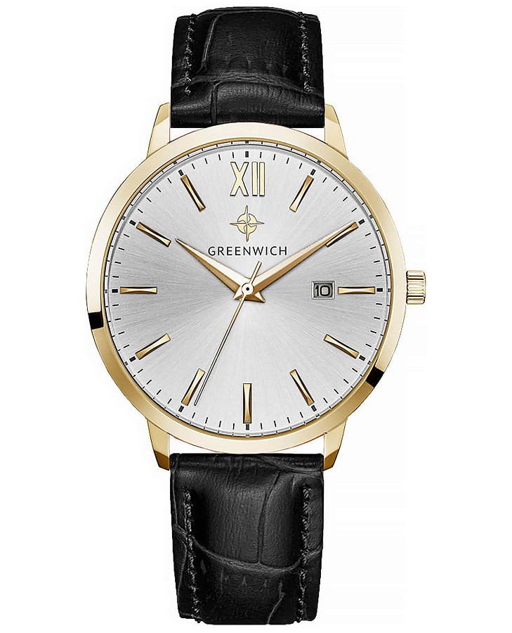Часы Greenwich Brig GW 061.21.13 — мужские, серебристый