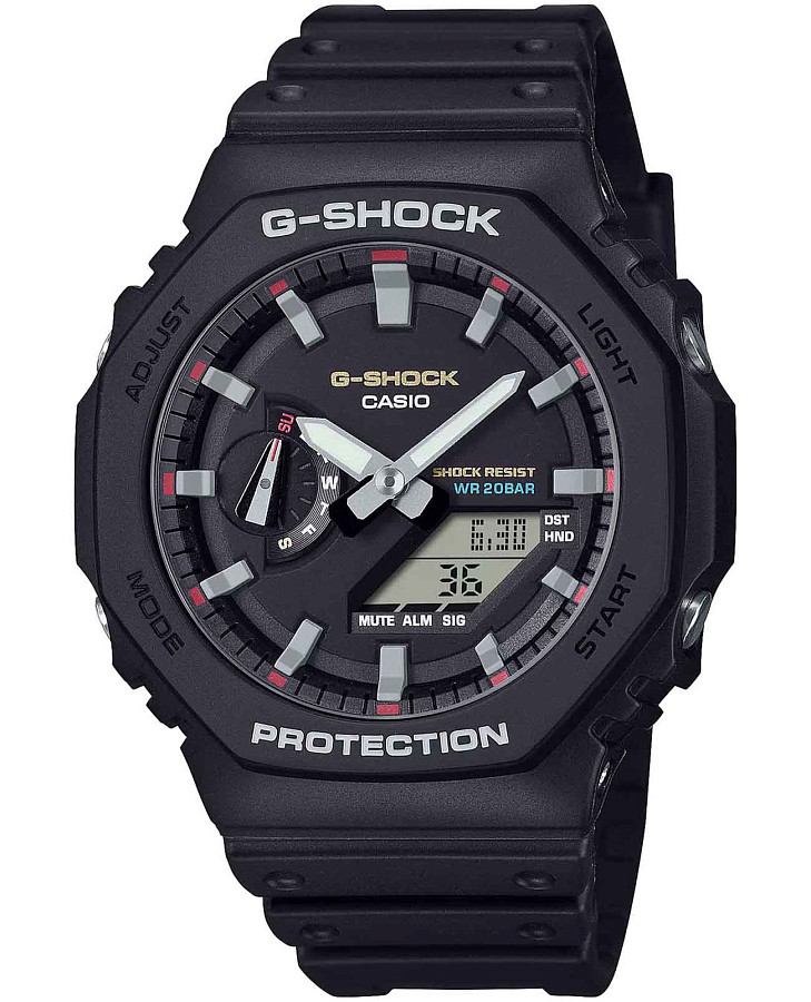 Часы Casio G-Shock GA-2100RL-1A — мужские, черный